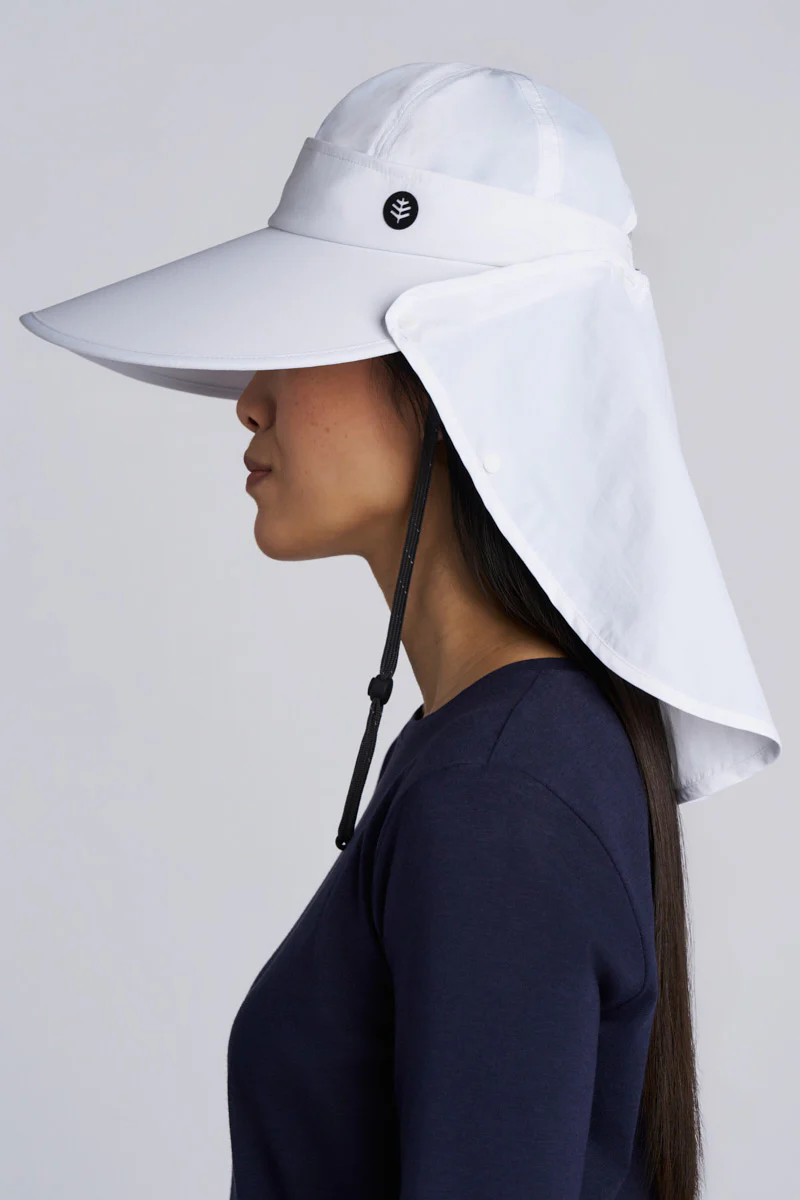 Women's Sora Ultra Sun Visor | White - Image 8