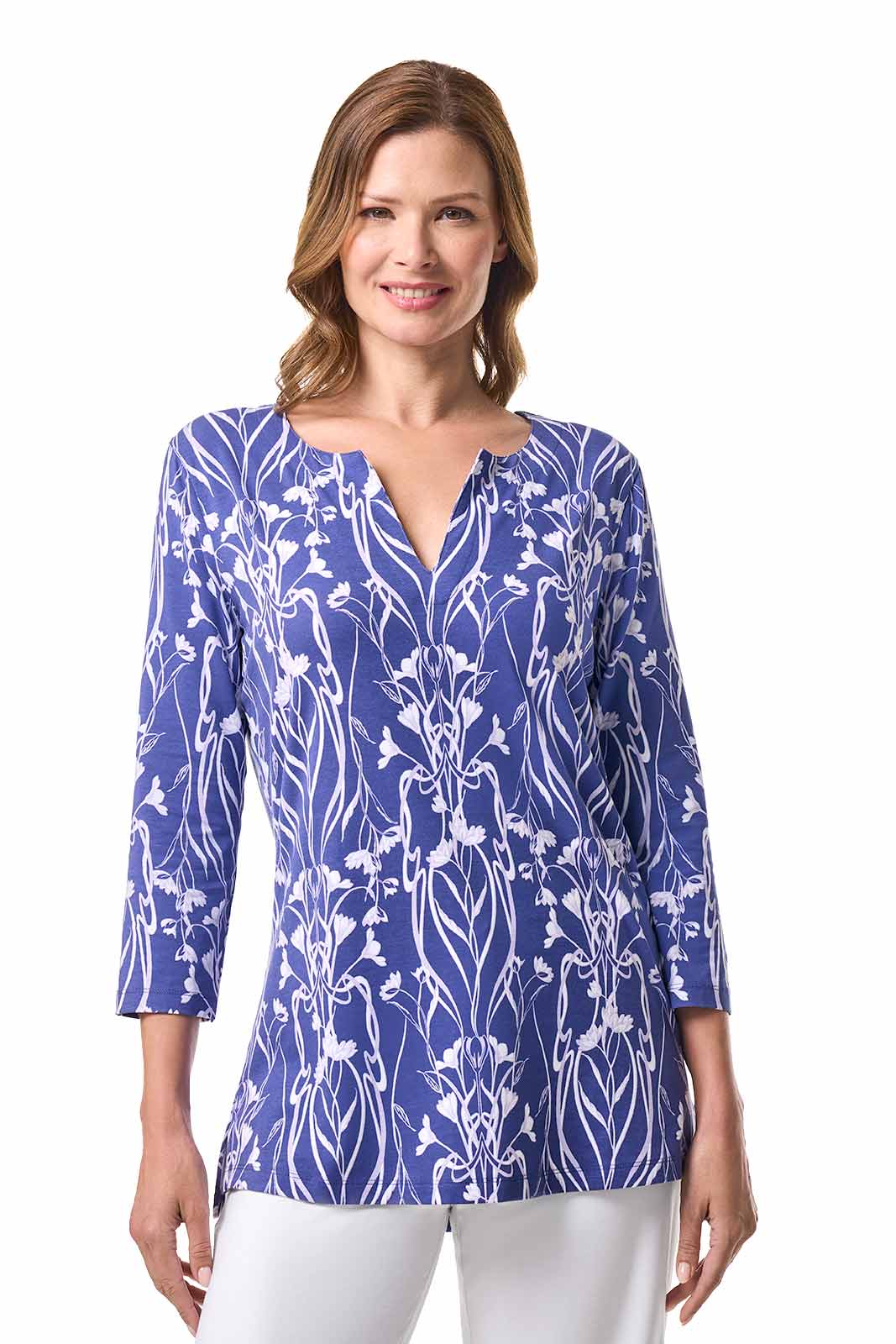 Women's St. Lucia Tunic Top | Future Dusk Iris Dusk - Image 2