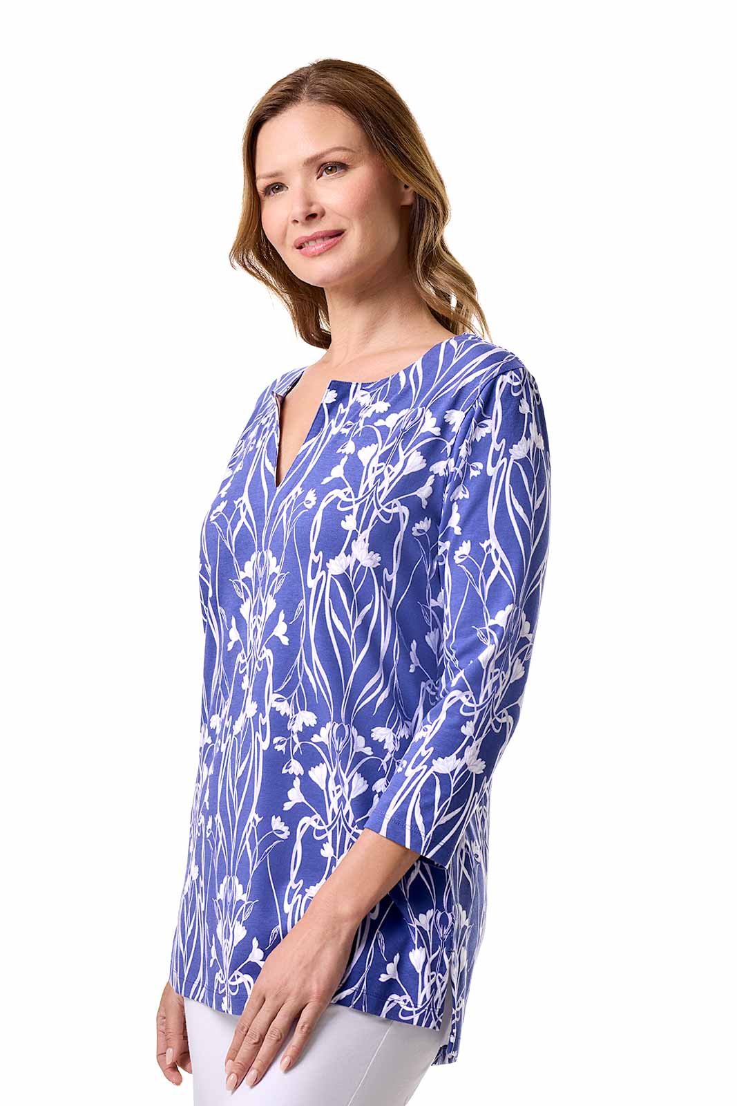 Women's St. Lucia Tunic Top | Future Dusk Iris Dusk - Image 3