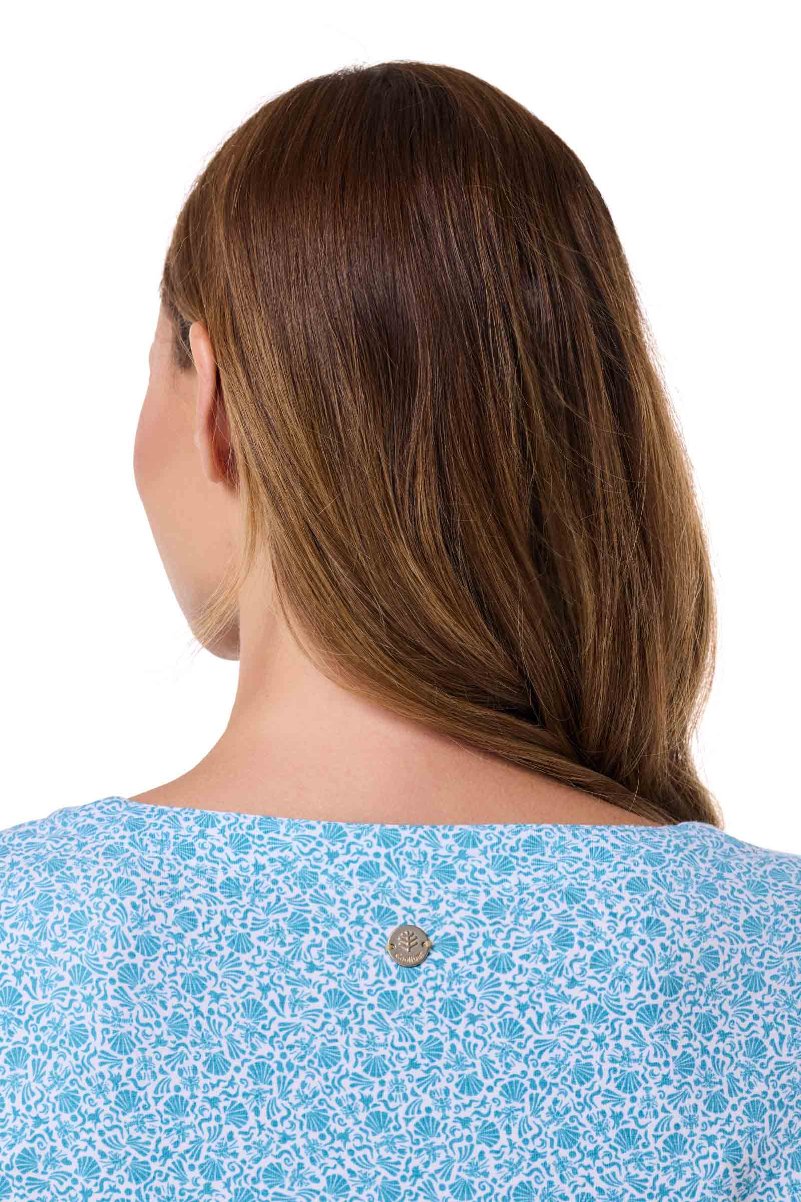 Women's St. Lucia Tunic Top | Malibu Blue Shell We - Image 6