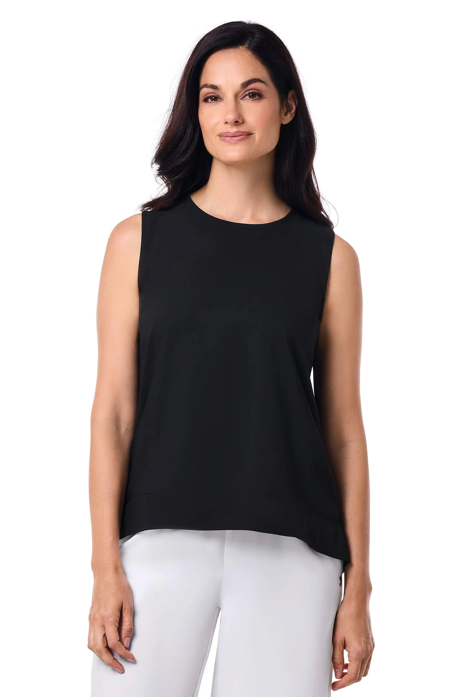 Women's St. Tropez Swing Tank Top | Black - Image 2