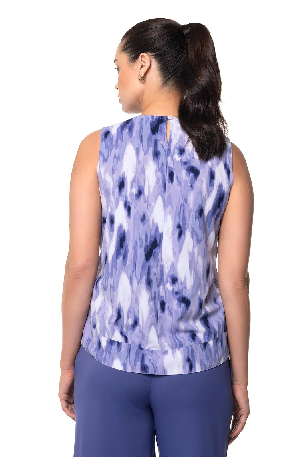 Women's St. Tropez Swing Tank Top | Future Dusk Icat Watercolor - Image 5