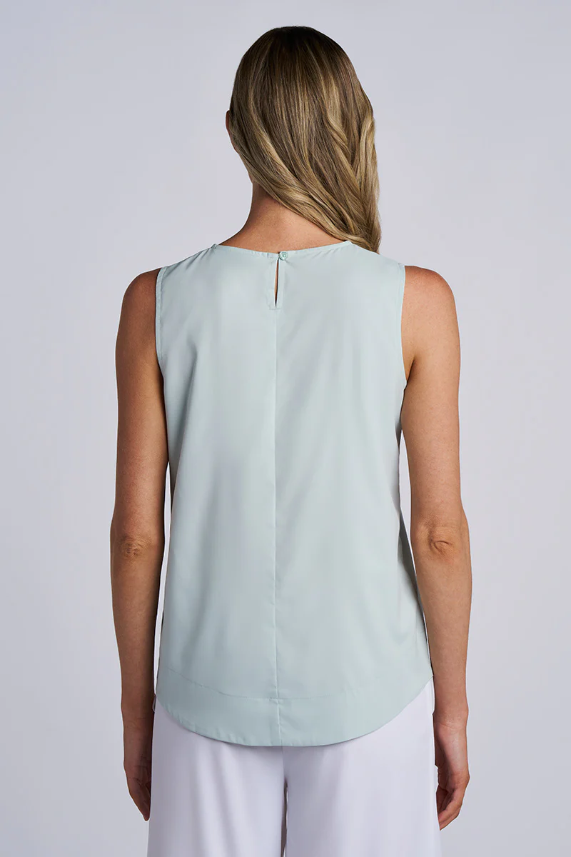 Women's St Tropez Swing Tank Top | Misty Aqua - Image 3