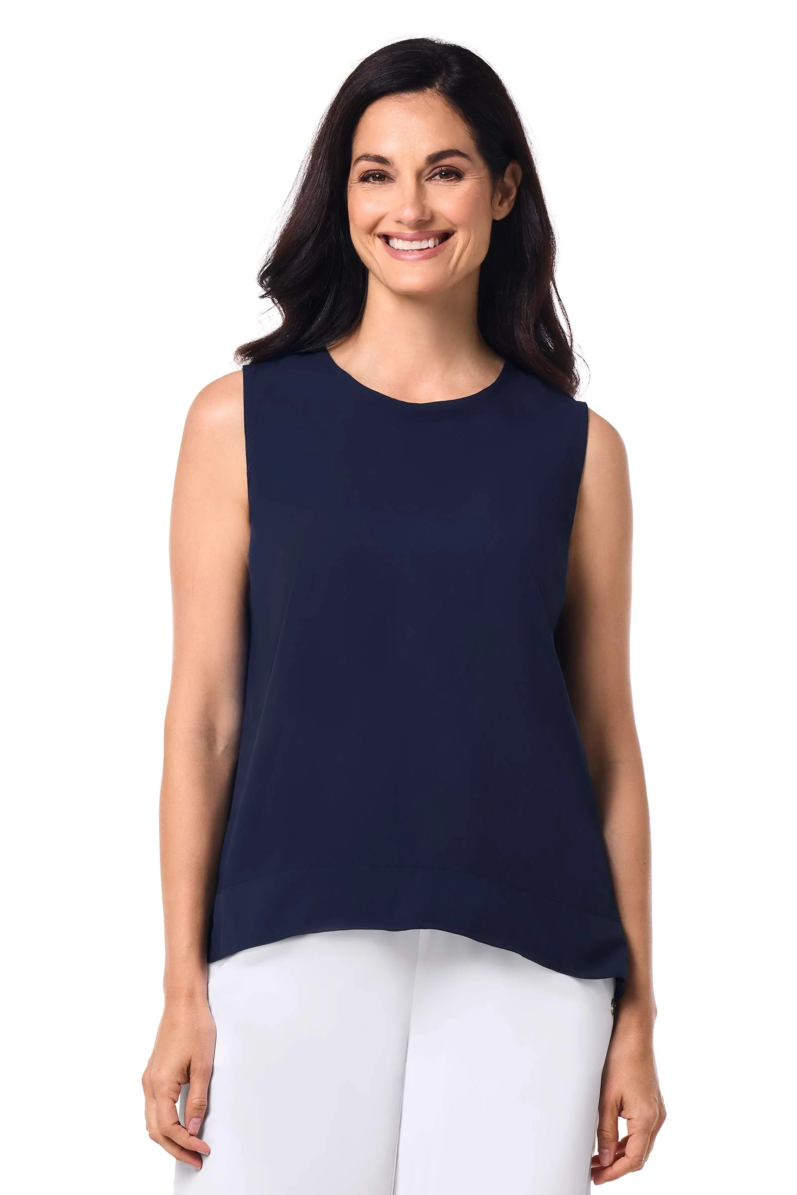 Women's St. Tropez Swing Tank Top | Navy - Image 2