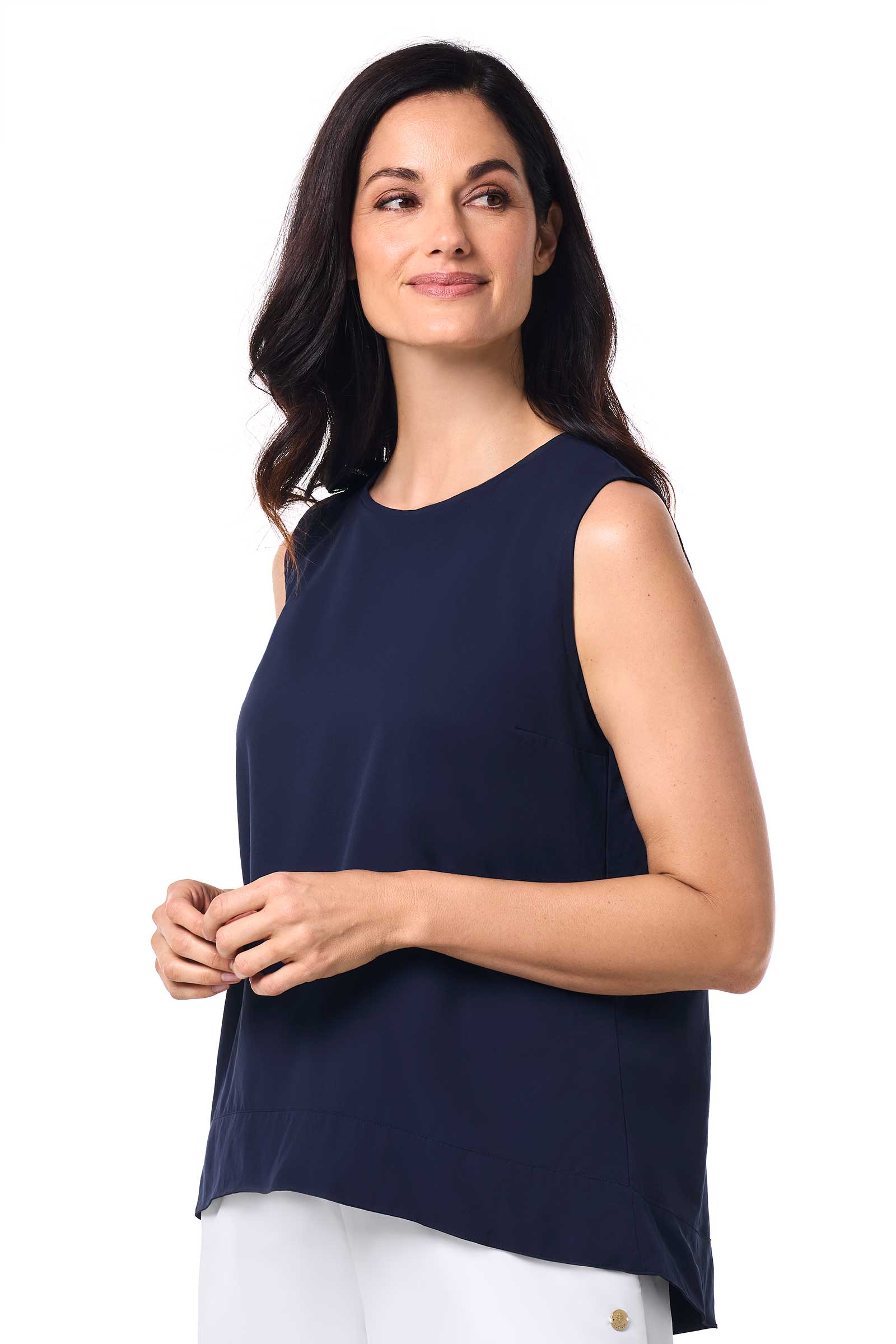 Women's St. Tropez Swing Tank Top | Navy - Image 3