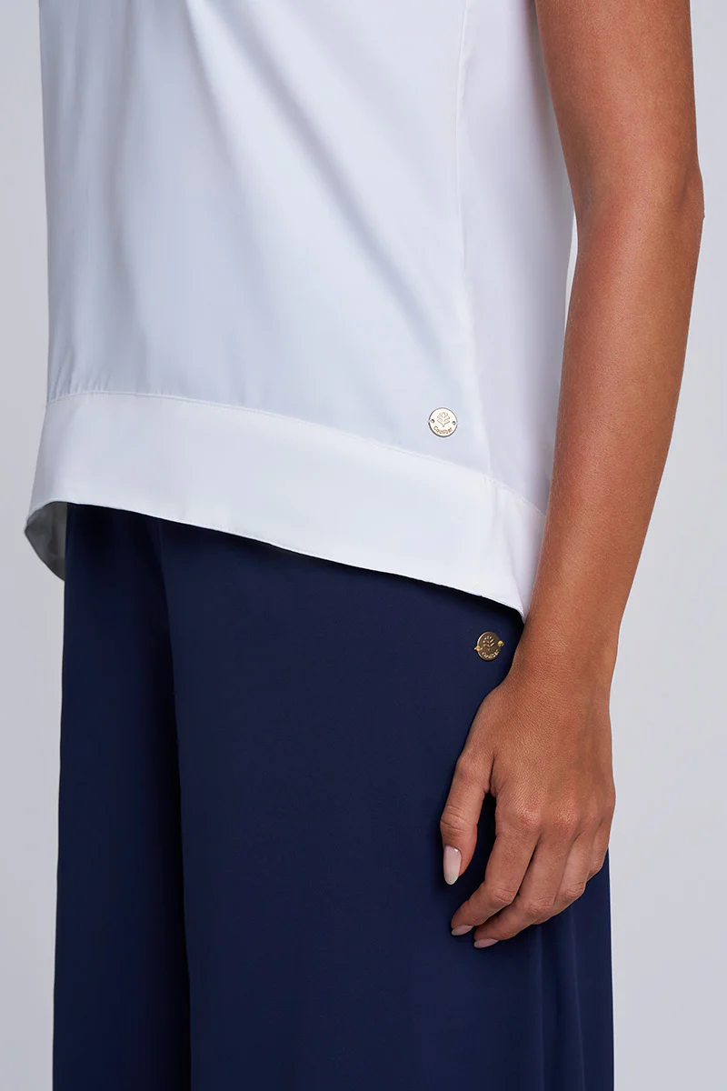 Women's St. Tropez Swing Tank Top | White - Image 6