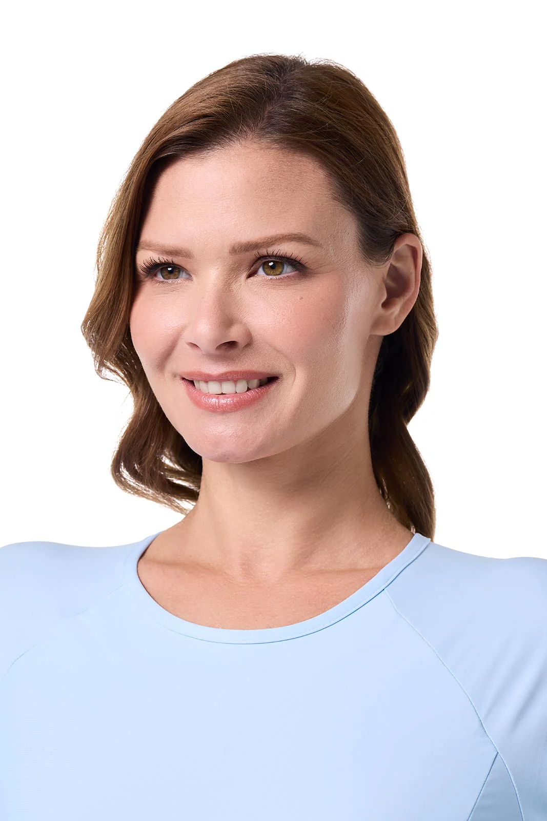 Women's Stony Coral Scallop Long Sleeve Rash Guard | Skyride - Image 7