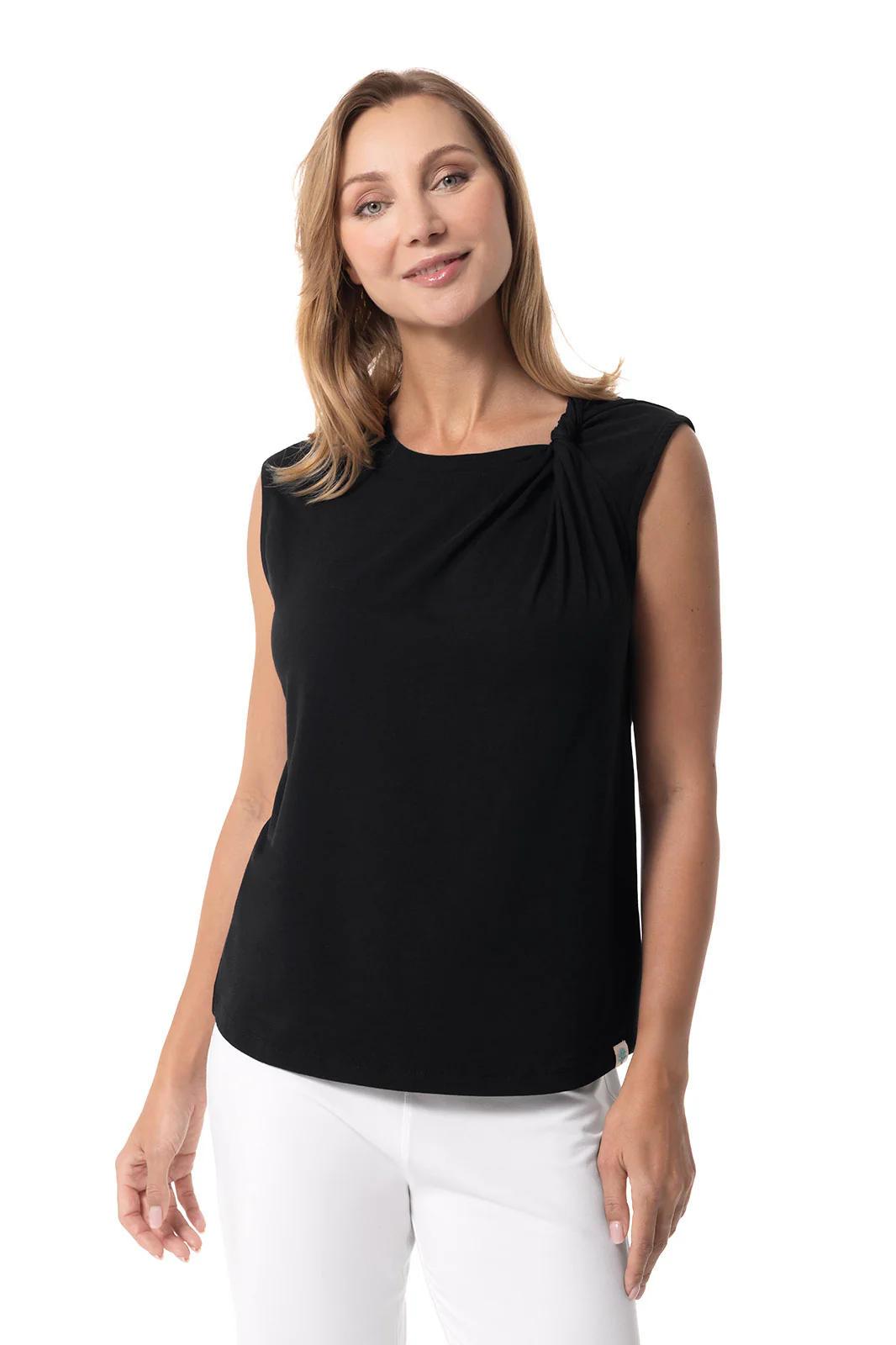 Women's Tampa Twist Tank | Black - Image 6