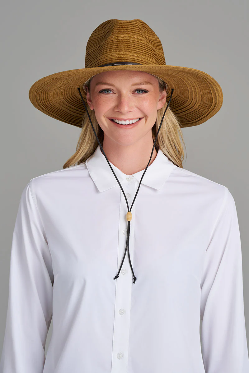Women's Tempe Hat with Chin Cord | Tan - Image 2