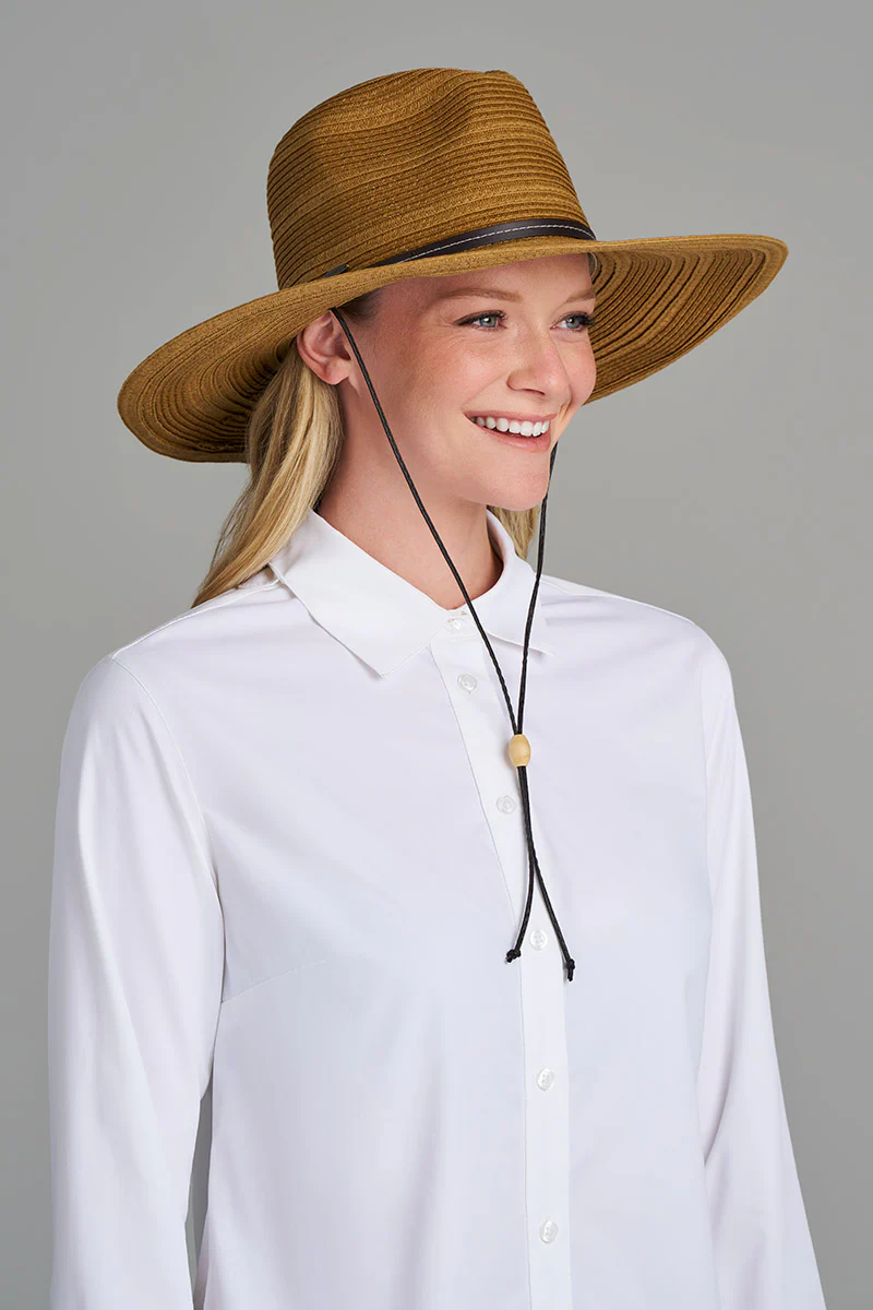 Women's Tempe Hat with Chin Cord | Tan - Image 3