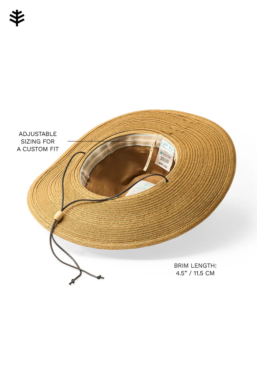 Women's Tempe Hat with Chin Cord | Tan - Image 7