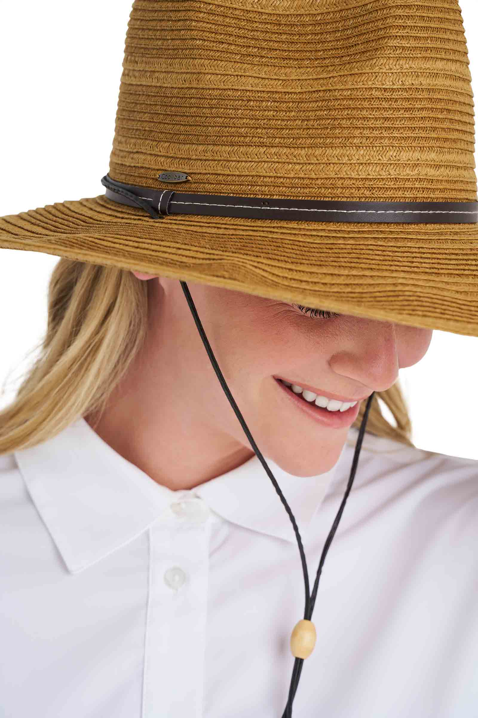 Women's Tempe Hat with Chin Cord | Tan - Image 9
