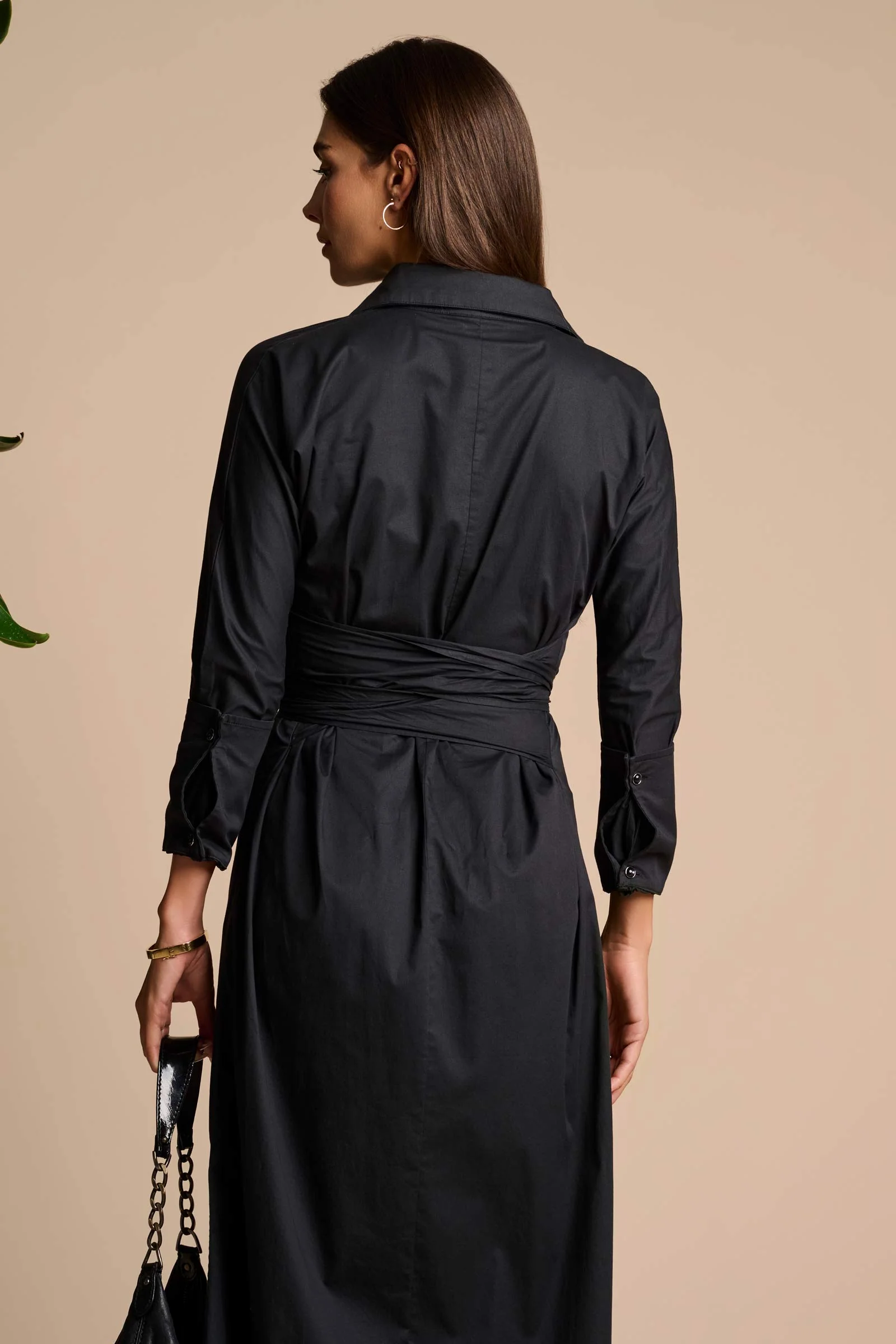 The Captiva 2.0 Shirt Dress | Black - Image 6
