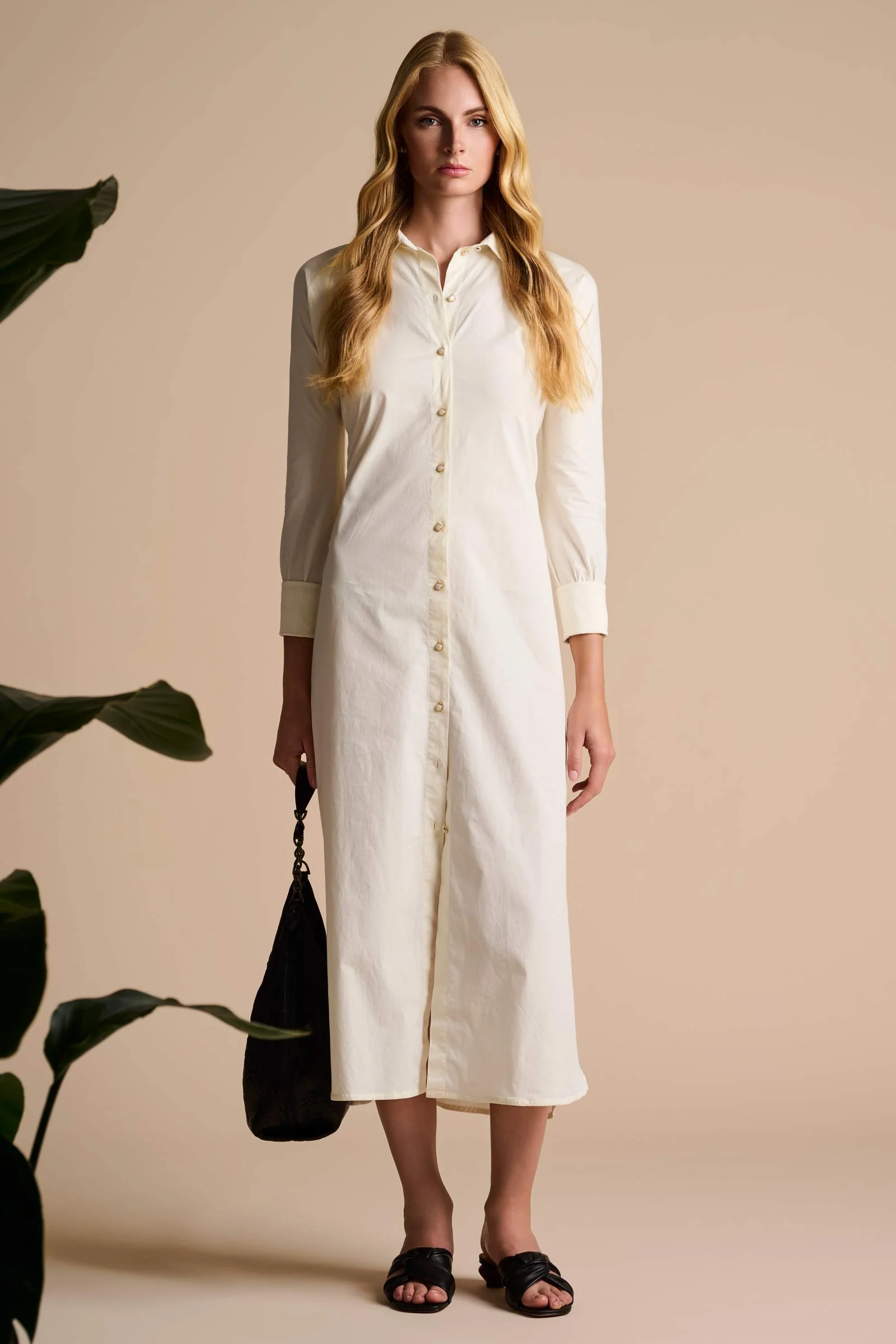The Captiva 2.0 Shirt Dress | Vanilla - Image 3