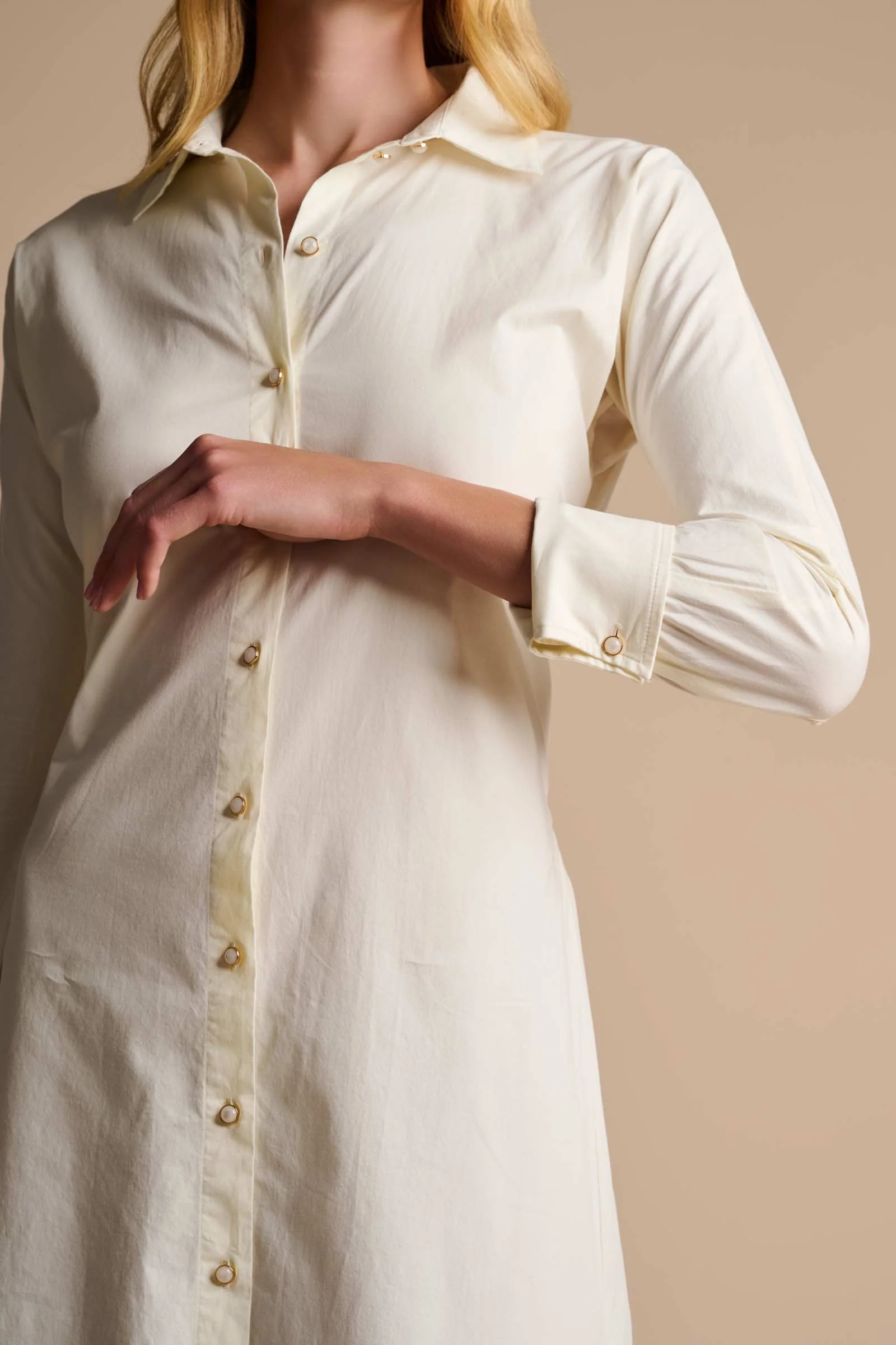 The Captiva 2.0 Shirt Dress | Vanilla - Image 7