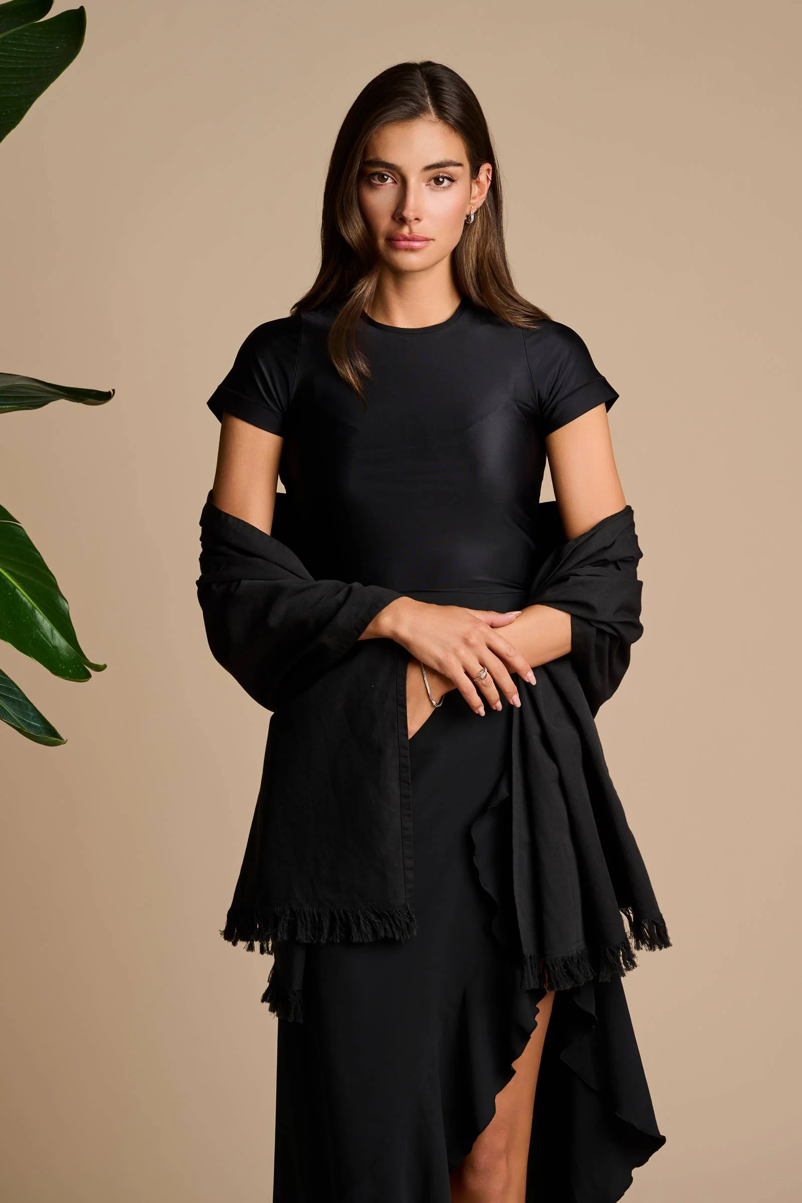 The Melbourne Shawl | Black - Image 4