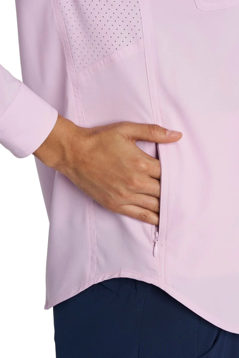 Women's Mylitta Travel Shirt | Powder - Image 7