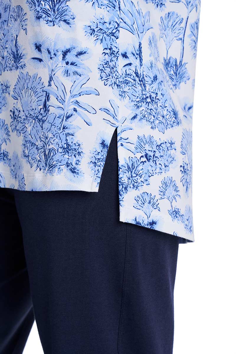 Women's St. Lucia Tunic Top | Periwinkle Isla Bonita - Image 6
