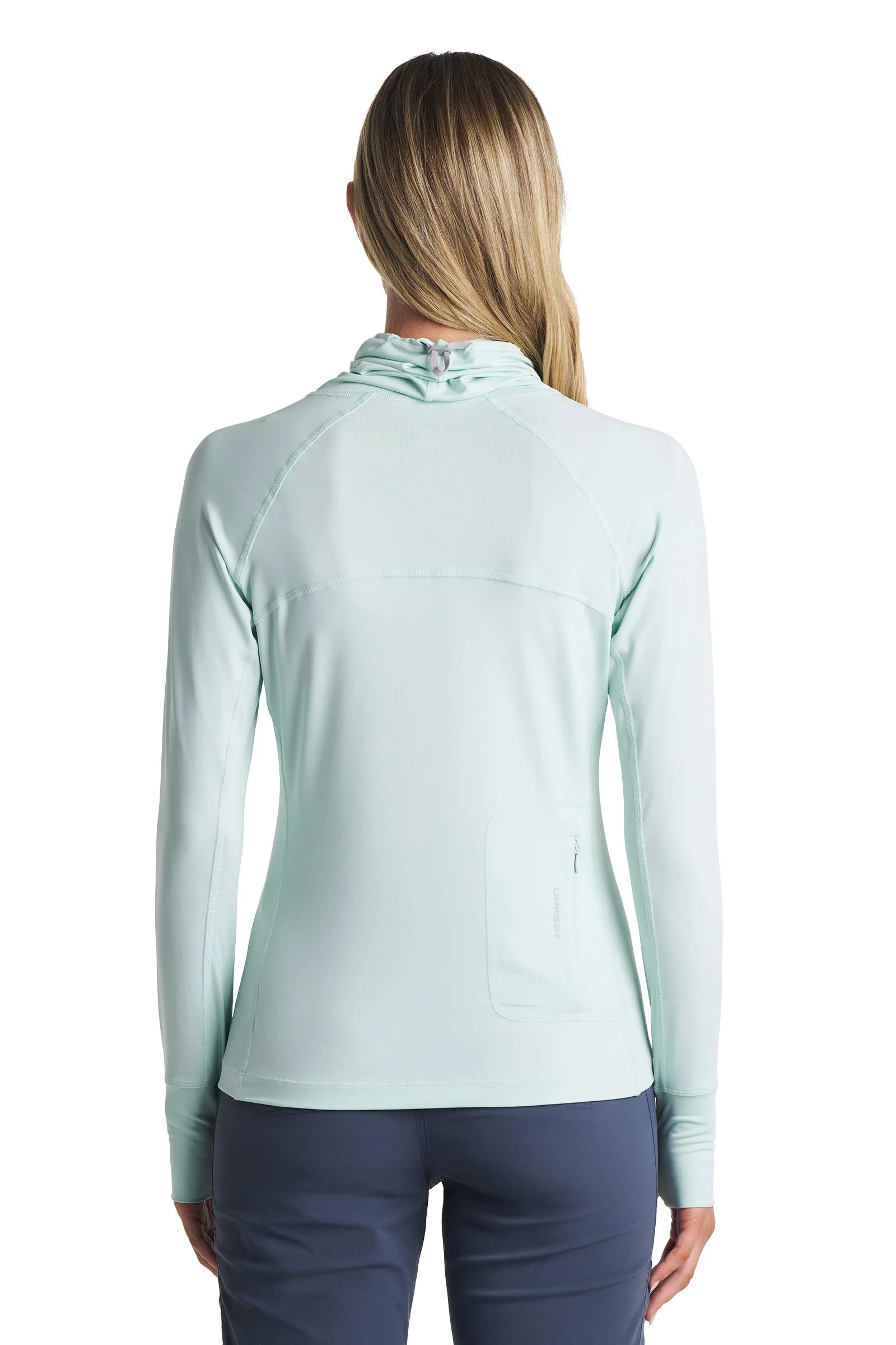 Women's Paros Vented Fishing T-Shirt | Misty Aqua - Image 4