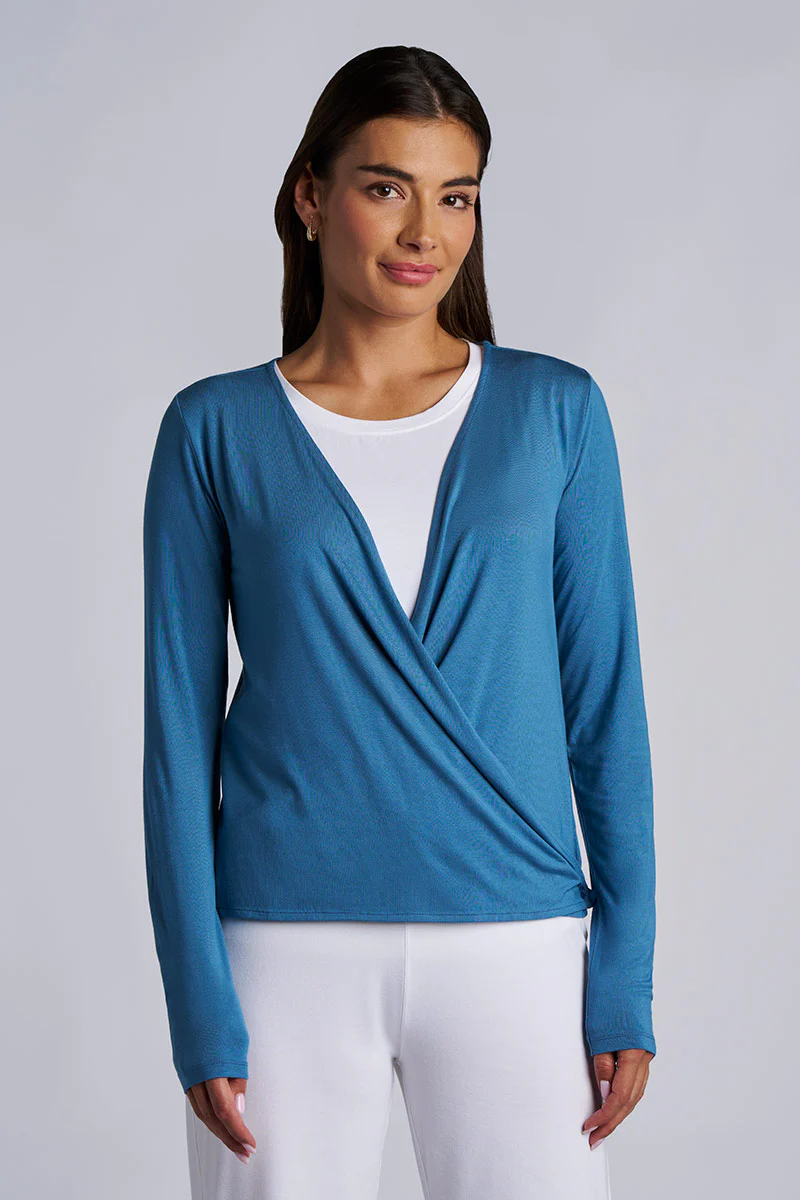 Women's Vrae Fashion Wrap | Blue Dusk - Image 2