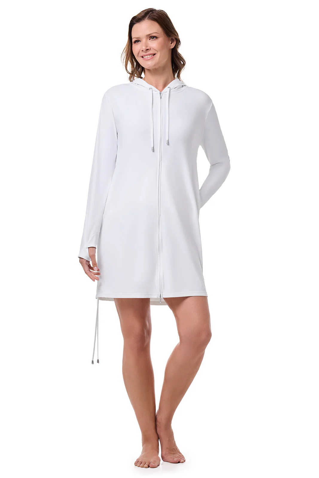 Women's Wailea Swim Cover-Up | White - Image 8