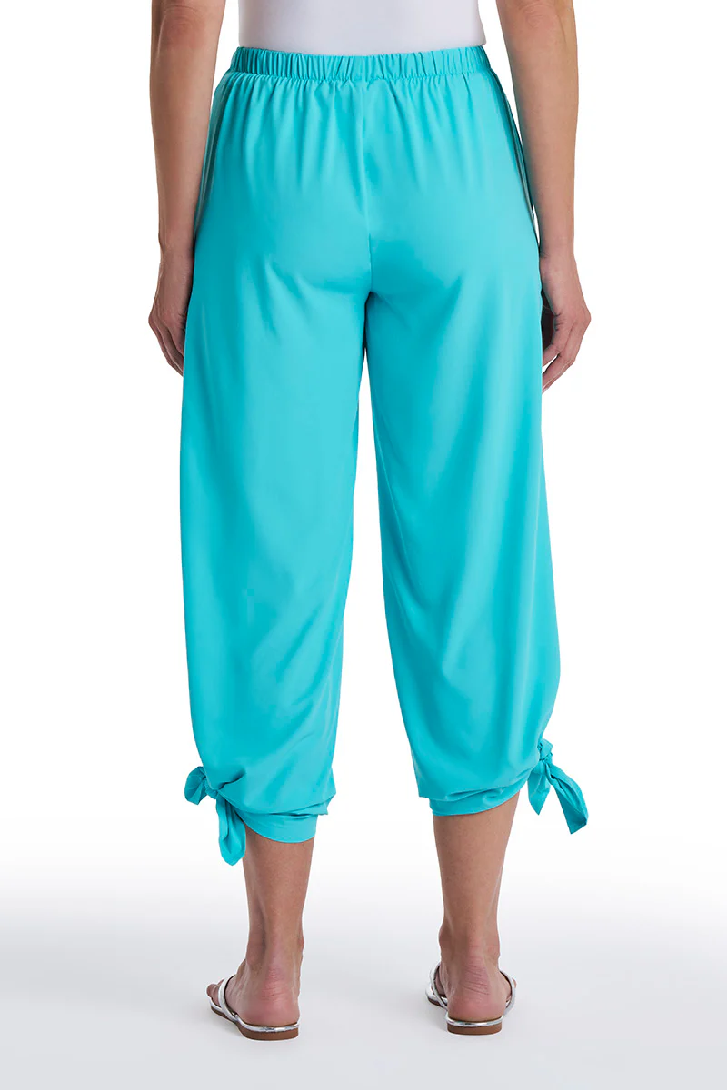 Women's Petra Wide Leg Pant | Coolibar Blue - Image 9