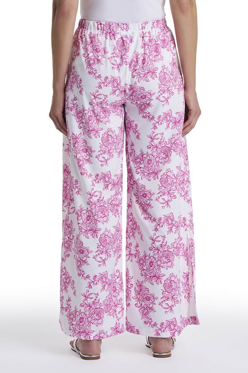 Women's Petra Wide Leg Pant | Fuchsia Bouquet - Image 4