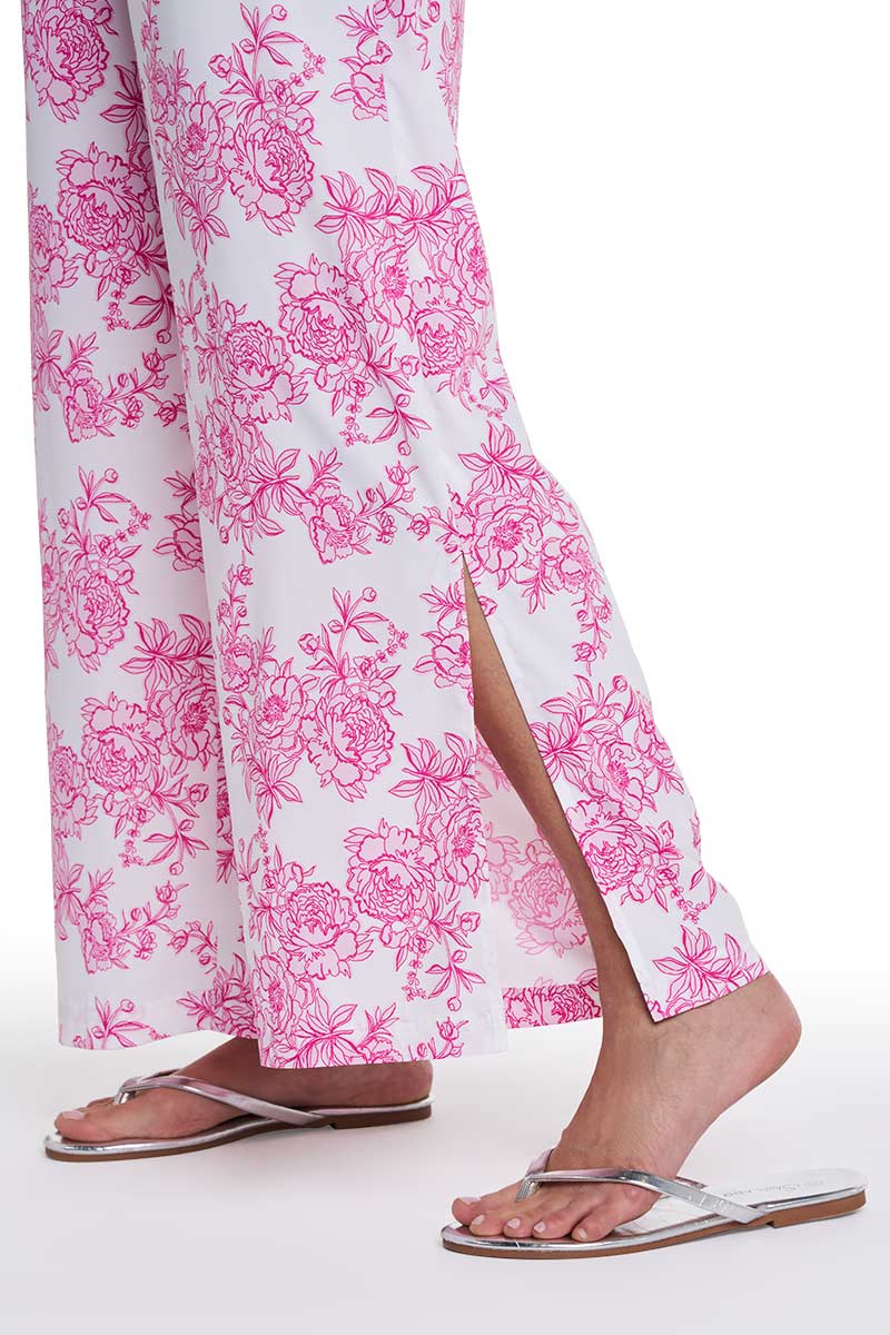 Women's Petra Wide Leg Pant | Fuchsia Bouquet - Image 6