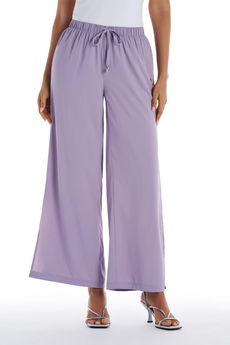 Women's Petra Wide Leg Pant | Lavender Gray - Image 3