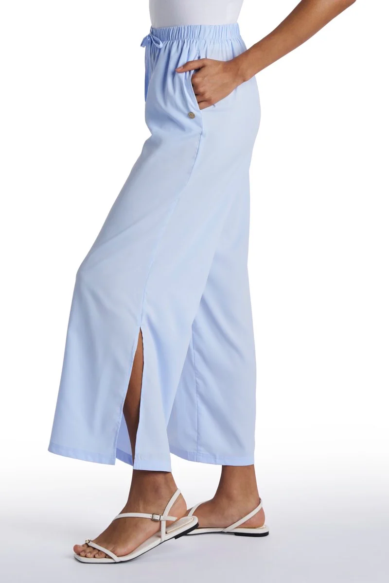 Women's Petra Wide Leg Pant | Periwinkle - Image 3