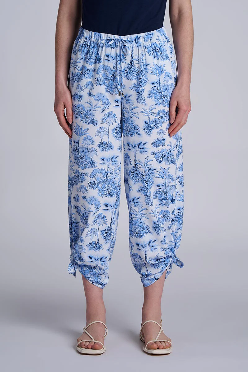 Women's Petra Wide Leg Pant | Periwinkle Isla Bonita - Image 3