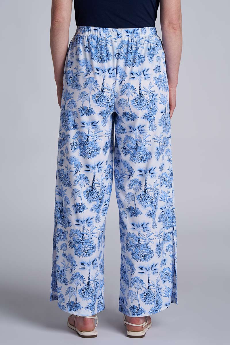 Women's Petra Wide Leg Pant | Periwinkle Isla Bonita - Image 4