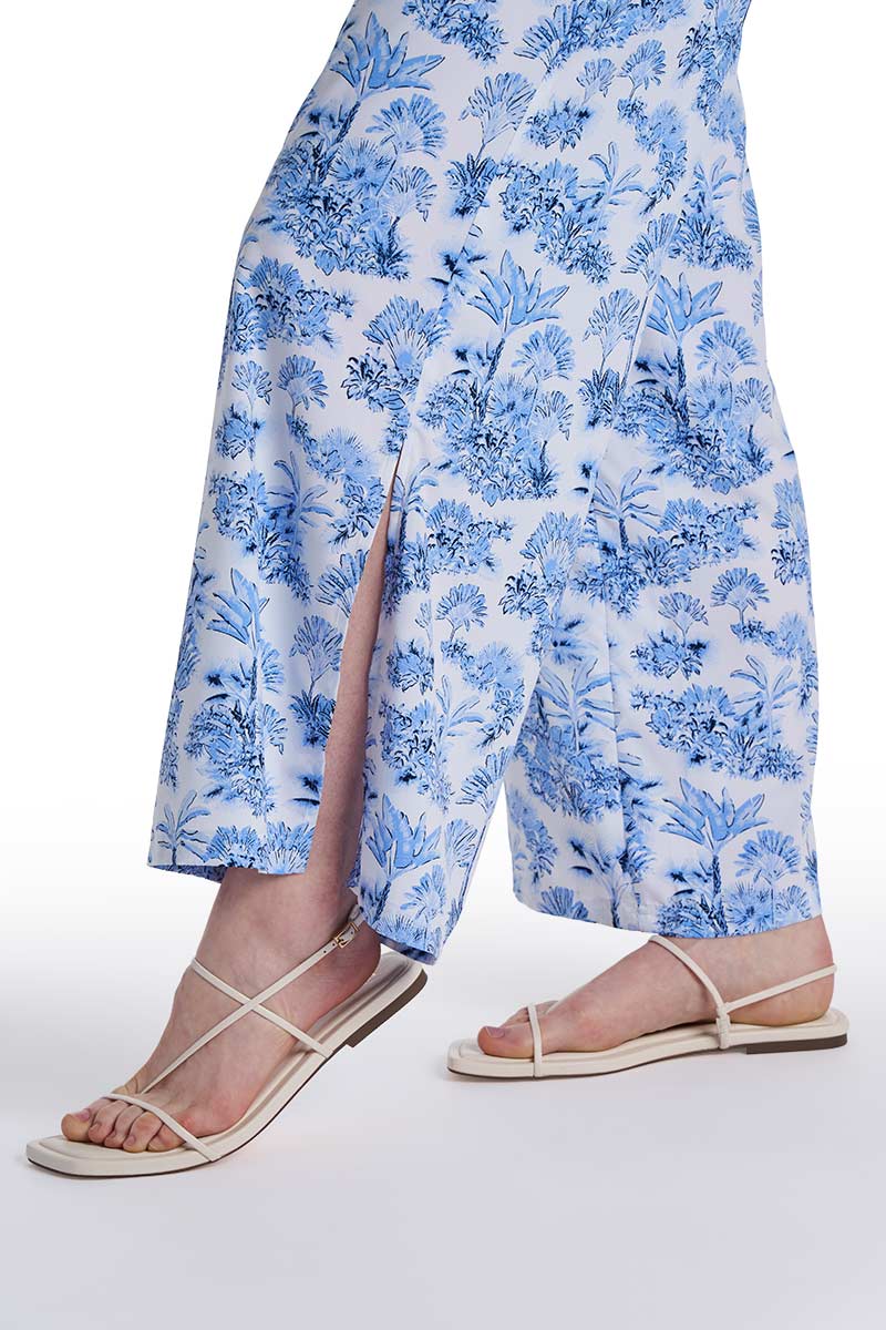Women's Petra Wide Leg Pant | Periwinkle Isla Bonita - Image 6