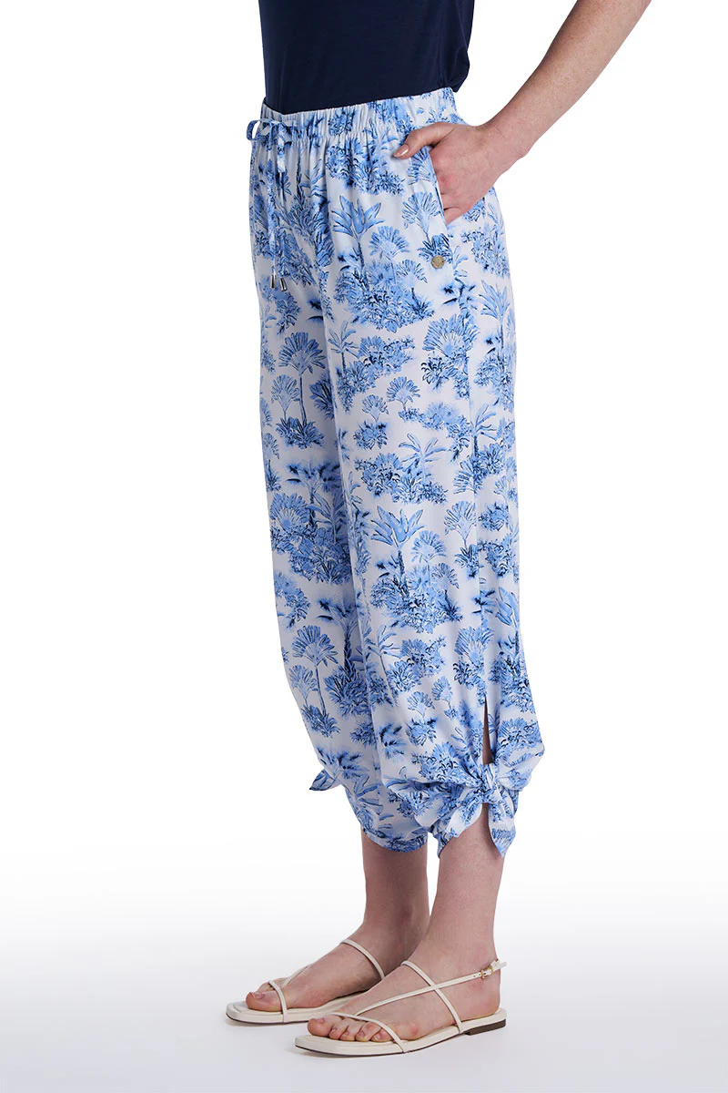 Women's Petra Wide Leg Pant | Periwinkle Isla Bonita - Image 8