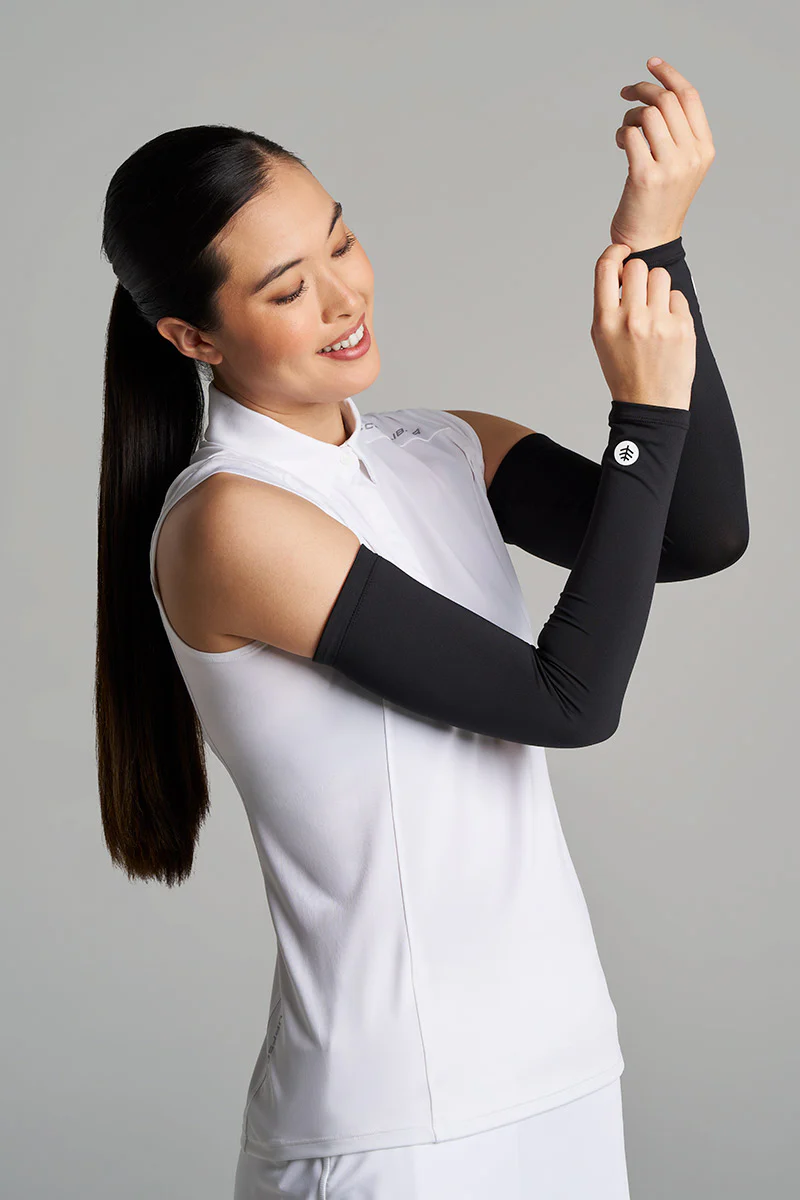 Women's MaxShield Performance Arm Sleeves | Black - Image 4