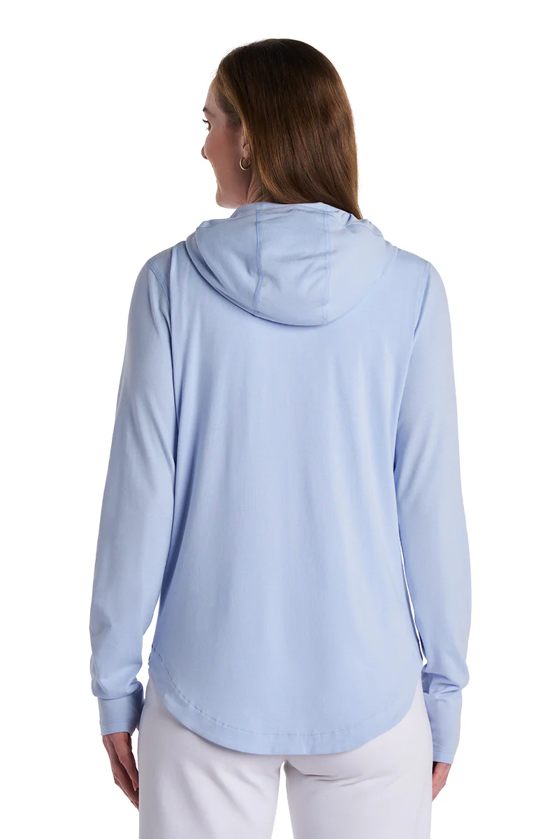Women's LumaLeo Zip-Up Hoodie | Periwinkle - Image 3